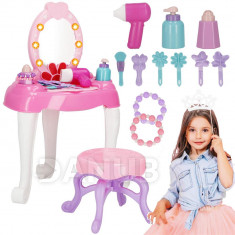 Springos Dětský kosmetický stolek s příslušenstvím 19ks