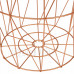 SPRINGOS drátěný konferenční stolek 45cm - měděný