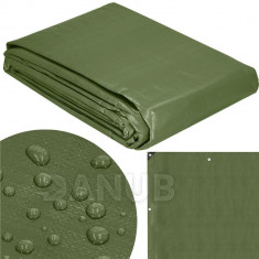 Hrubá krycí plachta - 4x5m - 120g/m2 - zelená