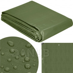 Hrubá krycí plachta - 6x9m - 120g/m2 - zelená