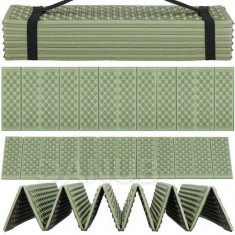 Springos Termoizolační podložka na sezení/spání - skládací - 182x60 cm - zelená