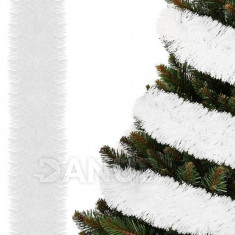 Vánoční girlanda - bílá - 6 m - průměr 10cm
