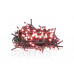 Vánoční LED světelný řetěz vnitřní - 50LED - 4M Červená