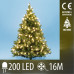 Vánoční LED světelný řetěz vnitřní - kulky 1,5 cm - 200LED - 16M Teplá bílá
