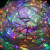 Vánoční LED světelná záclona na spojování venkovní - programy - časovač + dálkový ovladač - 300LED - 12M Multicolour