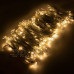 Vánoční LED světelná záclona na spojování venkovní - závěs - programy - 306LED - 3x3m Teplá bílá