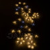 Vánoční LED světelná záclona na spojování vnější FLASH - hvězdy - 180LED - 2M Teplá bílá / Studená bílá