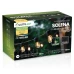 Solární zahradní girlanda 22x LED ozdobné žárovky 15m 2700K teplá bílá + dálkový ovladač SOLENA LUMILED