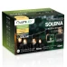 Solární zahradní girlanda 30x LED ozdobné žárovky 20m 2700K teplá s dálkovým ovladačem SOLENA LUMILED