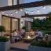 Zahradní solární girlanda 10x LED dekorativní světélka 4,7m 3000K teplá PERLA Lumiled