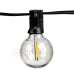 Solární zahradní girlanda 75x LED ozdobné kouličky 45m 2700K teplá bílá + dálkový ovladač CALLIS2 LUMILED