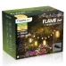 Solární zahradní girlanda 15x LED plamen dekorativní světla 15m 1800K teplá FLAME LUMILED