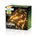 Solární girlanda zahradní 100x LED dekorační 11,9m had 3000K teplá DALEN LUMILED