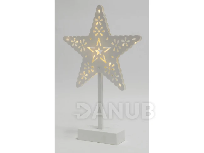 LED stolová dekorace, hvězda 4,5V