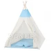 Dětský indiánský stan Teepee hvězdičky - modrý