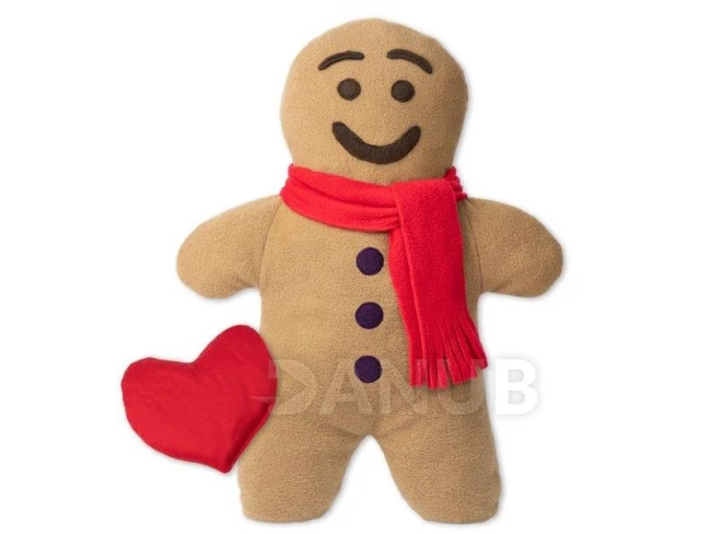 Hřejivý plyšový perníček