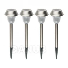 Solární zahradní svítidlo, kovové, 4ks