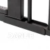 Bezpečnostní bariérová zábrana pro schody a dveře - černá - 75-124cm