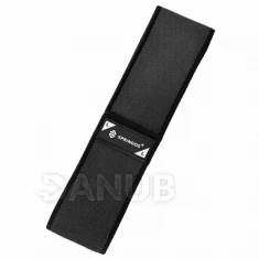 Fitness guma na cvičení Hip Band - L - 2x43 cm - černá