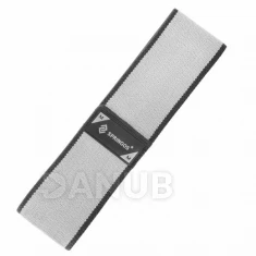 Fitness guma na cvičení Hip Band - M - 2x38 cm - šedá