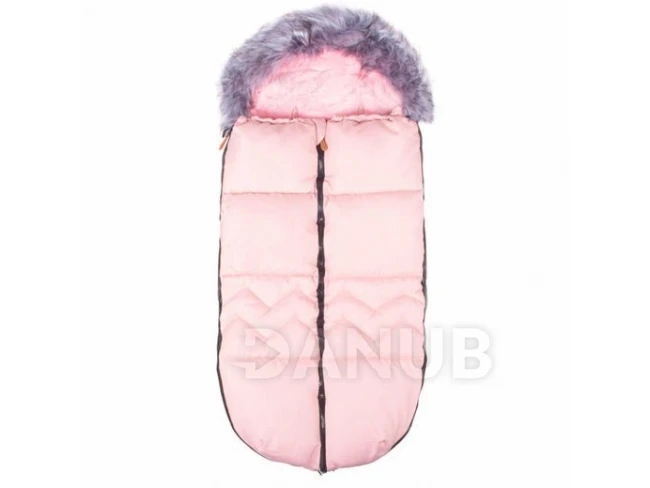 Fusak Luxury Modern s kožešinou 4v1 - 90cm - Růžový