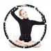 Hula hop Premium masážní s kuličkami - černý - 85cm
