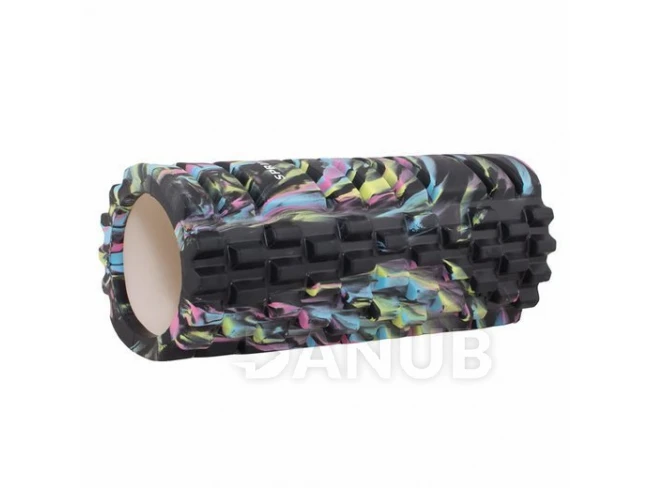 Masážní válec CrossFit FOAM ROLLER 33 x 14 cm - černý MIX