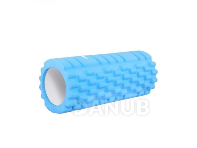 Masážní válec CrossFit FOAM ROLLER 33 x 14 cm - světle modrý