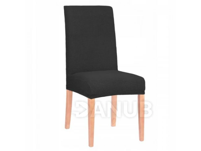 Návlek na židli univerzální - černá mřížka