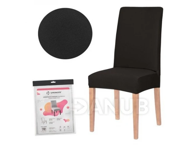 Návlek na židli univerzální - černý