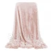 Oboustranná vlněná deka 200x220cm - růžová