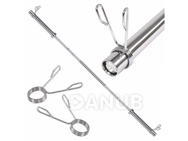 Olympijská tyč rovná se závity 50mm - 220cm