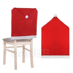 Sváteční návlek na židli - červená čepice