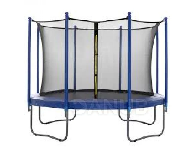 Vnitřní ochranná síť na trampolínu - 300/305/312 cm - 8 sloupků - černá