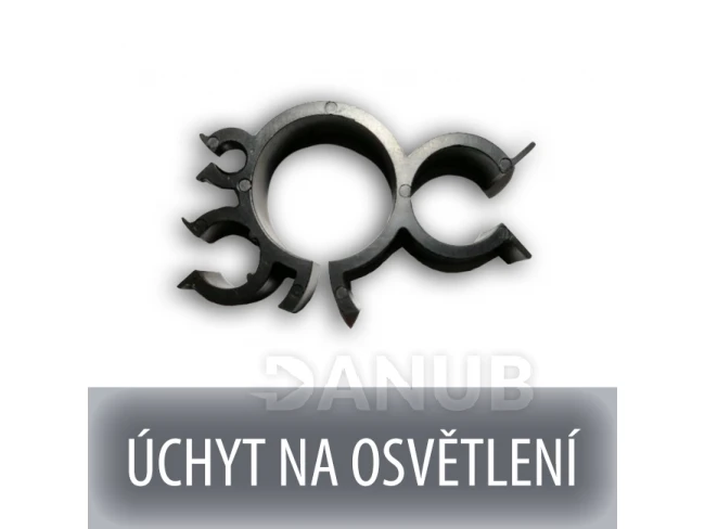 Univerzální úchyt na okap pro vánoční osvětlení