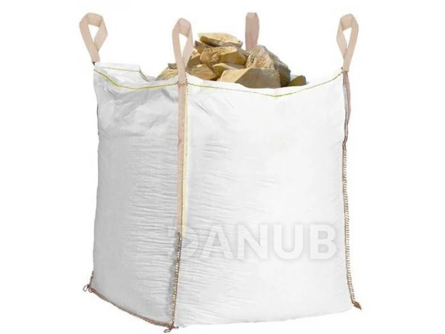 Big Bag pytel o nosnosti 500 kg - bílá s béžovou