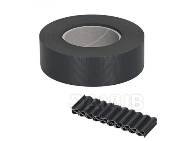 Stínicí plotové pásky a klipy (20ks) - PVC - 35m x 4,75cm - 450 g/m2 - antracit