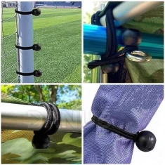 Sada univerzálních gumiček pro připevnění sítí, plachet - 10ks