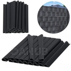 Klipy na stínící plotovou pásku - sada 20 ks m - antracit