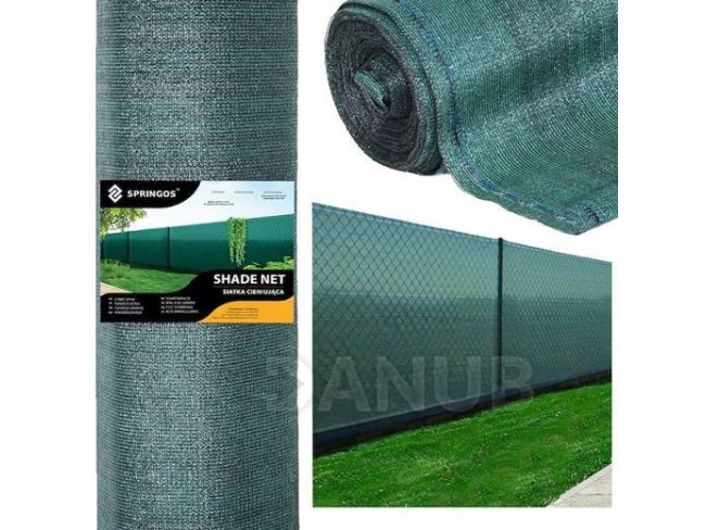 Stínicí síť - 63% stínění - 1,5x10m - 65g/m2 - zelená