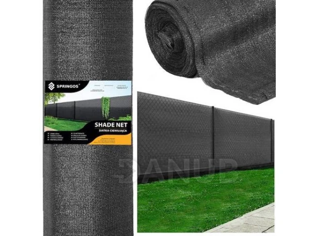 Stínicí síť - 90% stínění - 1,5x10m - 140g/m2 - antracit