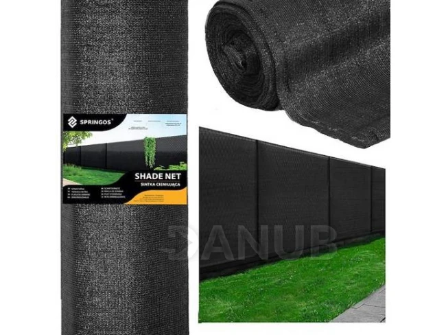 Stínicí síť - 90% stínění - 1,5x10m - 140g/m2 - černá