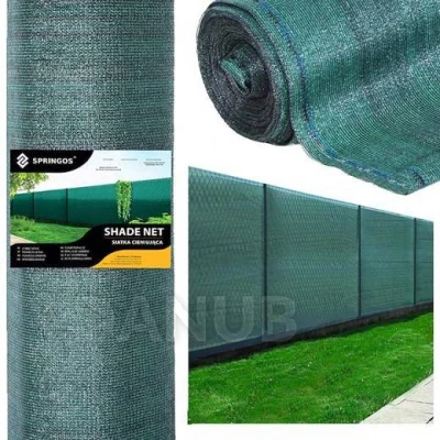 Stínicí síť - 90% stínění - 1,5x10m - 140g/m2 - zelená