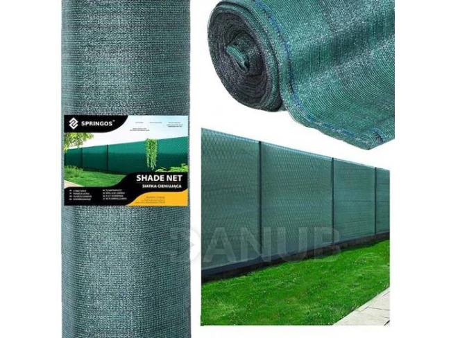 Stínicí síť - 90% stínění - 1x50m - 140g/m2 - zelená