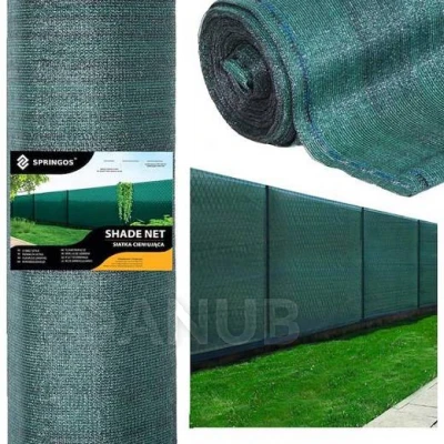 Stínicí síť - 95% stínění - 1,5x25m - 185g/m2 - zelená