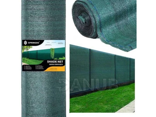 Stínicí síť - 95% stínění - 1,5x25m - 185g/m2 - zelená