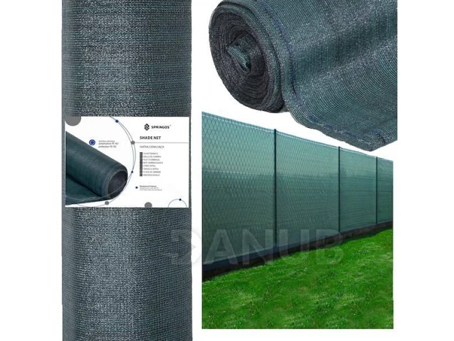 Stínící síť - 62% stínění - 1,5x25m - zelená