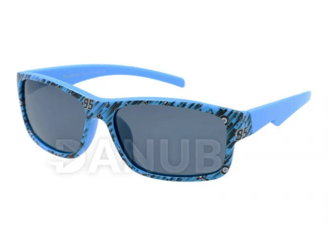 Dětské polarizační brýle Car Race - světle modrá