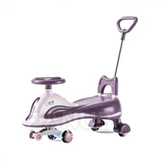 LED odrážedlo Swing FIX S2 s rukojetí - Max. 100 kg - fialová