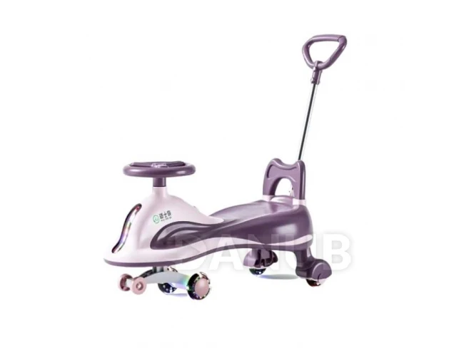 LED odrážedlo Swing FIX S2 s rukojetí - Max. 100 kg - fialová